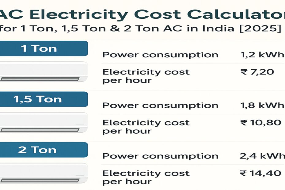 AC Electricity Cost Calculator